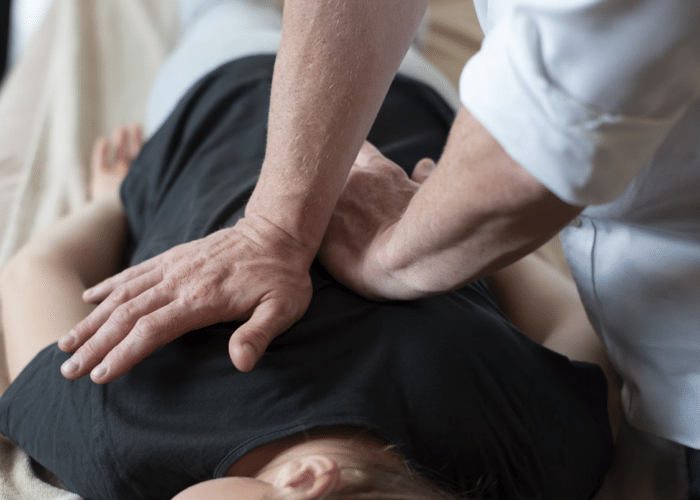 Chiropractic method to relieve lower back pain
