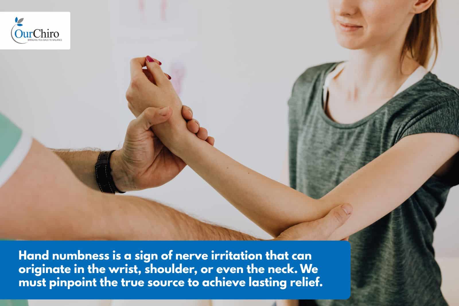 Can a chiropractor help with hand numbness and nerve irritation  Annotated - Can a chiropractor help with hand numbness and nerve irritation?