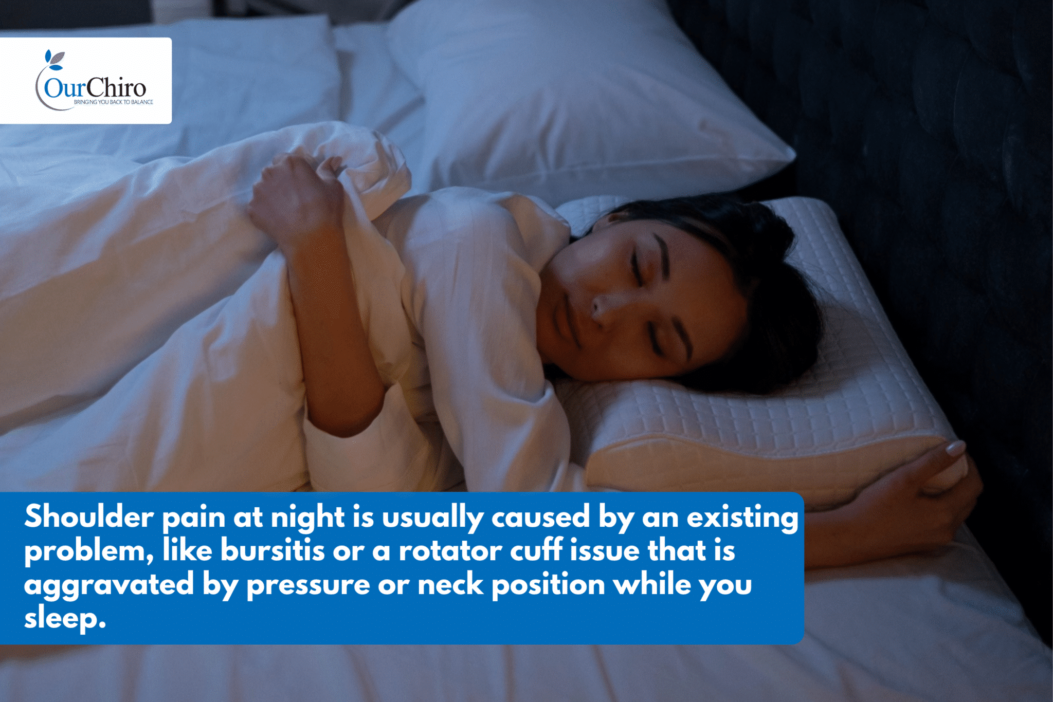 shoulder pain at night blog image scaled - Why Does My Shoulder Hurt When I Sleep?